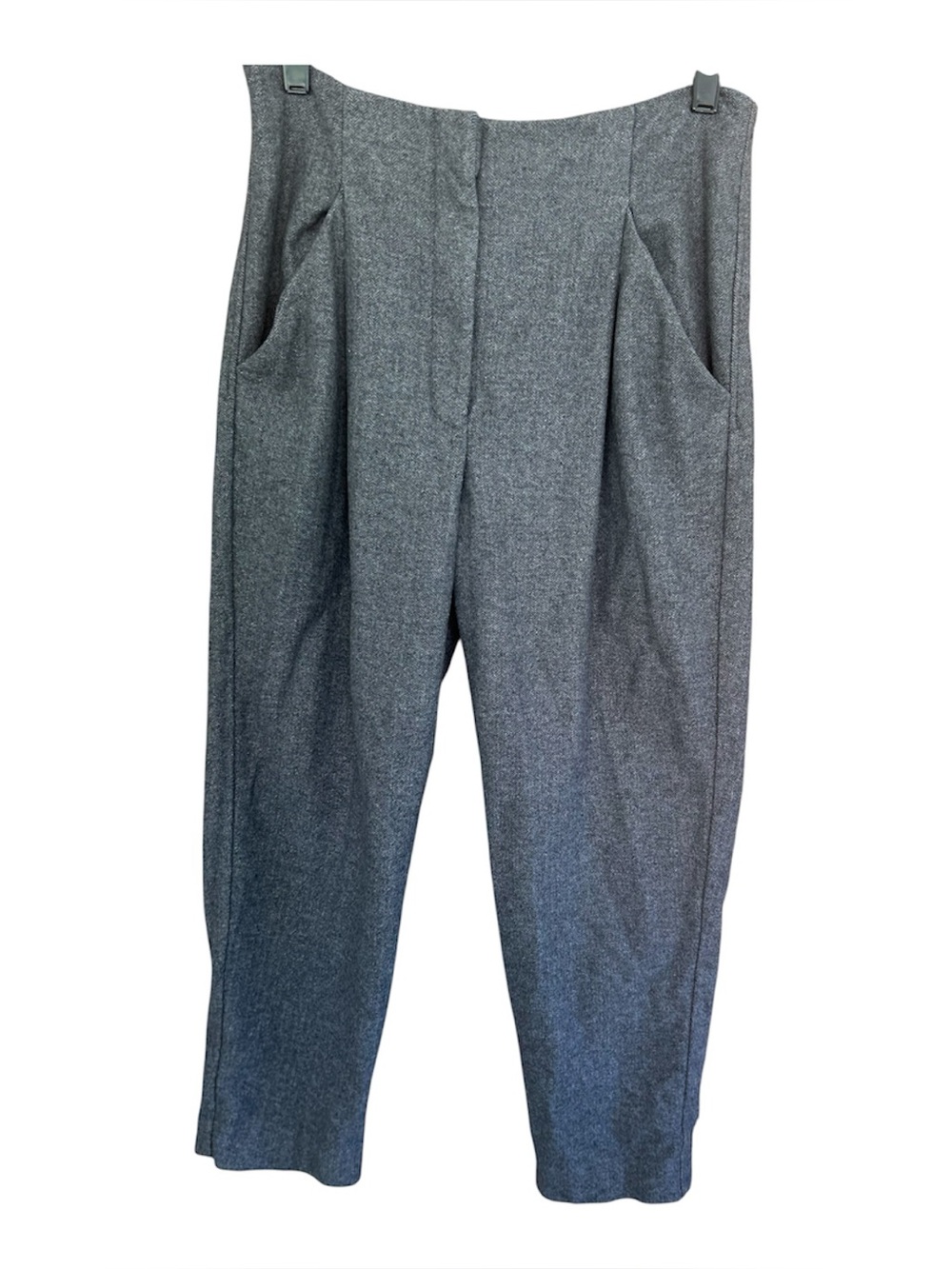 Wilfred Wool Cashmere Blend Pants Womens  Sz 8 Gray Grey Quiet Luxury Office